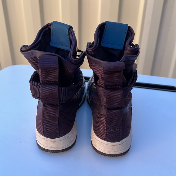 Nike Air SF AF 1 Purple Shoes AU 7, ER 38, cm 24 | As-is Missing 2 Belts Accesor - Picture 12 of 16